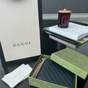 Gucci Black Leather Wallet